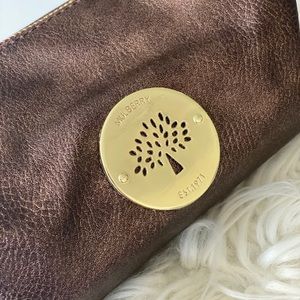 Mulberry cosmetic bag wristlet like new